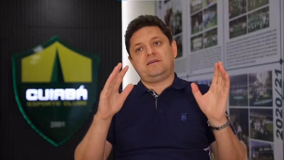 Foto: GE / Cristiano Dresch, Presidente do Cuiabá